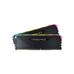 رم کامپیوتر Corsair VENGEANCE RGB RS Black 32GB DUAL 3200MHz CL16 DDR4 | فروشگاه ایران رندر