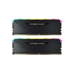 رم کامپیوتر Corsair VENGEANCE RGB RS Black 32GB DUAL 3200MHz CL16 DDR4 | فروشگاه ایران رندر