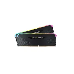 رم کامپیوتر Corsair VENGEANCE RGB RS Black 32GB DUAL 3600MHz CL18 DDR4 | فروشگاه ایران رندر