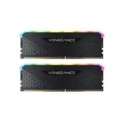 رم کامپیوتر Corsair VENGEANCE RGB RS Black 32GB DUAL 3600MHz CL18 DDR4 | فروشگاه ایران رندر