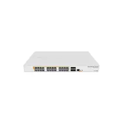 کلود روتر سوئیچ 24 پورت میکروتیک Mikrotik CRS328-24P-4S+RM 24-port Gigabit Cloud Router Switch | فروشگاه ایران رندر
