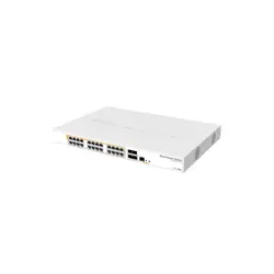کلود روتر سوئیچ 24 پورت میکروتیک Mikrotik CRS328-24P-4S+RM 24-port Gigabit Cloud Router Switch | فروشگاه ایران رندر