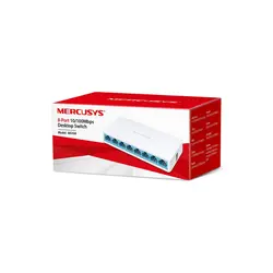 سوییچ 8 پورت مگابیت و دسکتاپ مرکوسیس Mercusys MS108 8-port Megabit and Desktop Switch | فروشگاه ایران رندر