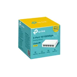 سوییچ 5 پورت مگابیت و دسکتاپ تی پی لینک TP-LINK LS1005 5-Port 10/100Mbps Desktop Switch | فروشگاه ایران رندر