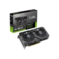 کارت گرافیک ایسوس Asus Dual GeForce RTX 4060 EVO OC Edition 8GB GDDR6 | فروشگاه ایران رندر