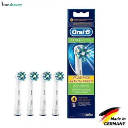 سَری مسواک برقی اورال-بی cross action 4 pcs