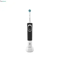 مسواک برقی اورال بی مدل D100 کراس اکشن مشکی+خمیر دندان اورالبی