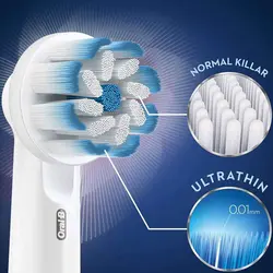 سَری مسواک برقی اورال-بی sensi ultra thin 4 pcs