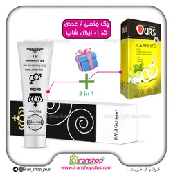 پک جنسی 2 عددی شامل کرم تاخیری و حجم دهنده گودلایف 30 گرمی و کاندوم 12 عددی اورز