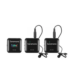 میکروفون بی سیم یقه ای و رکوردر Saramonic Blink M2