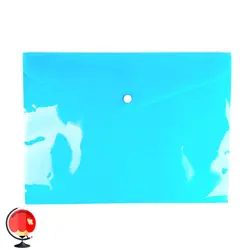 پوشه دکمه دار A4 آبی