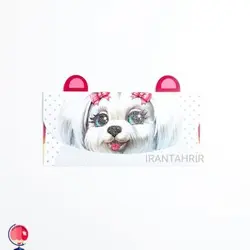 پاکت پول فانتزی سگ سفید