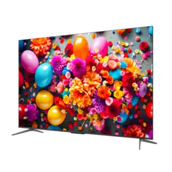 تلویزیون تی سی ال مدل C645 سایز 75 اینچ QLED UHD 4K هوشمند google TV