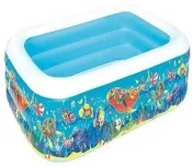 استخر بادی کودک مستطیلی طرح ماهی بست وی