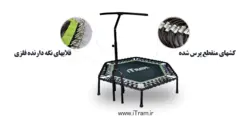ترامپولین کشی بانجی ۱.۲۰ متری (jumpingfitness) وارداتی قابل مونتاژ (تعداد محدود)