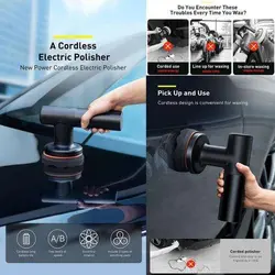 دستگاه پولیش شارژی خودرو پرودو Porodo Intelligent Compact Car Polisher CARPLSHR (پلمپ کمپانی، 100% اورجینال، ضمانت اصالت و گارانتی تعویض)