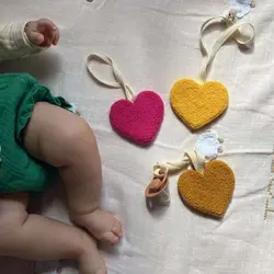 بند پستونک پانچ دوزی شده طرح قلب (تضمین اصالت و سلامت کالا)
