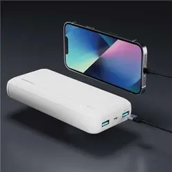 پاوربانک 20000 پاورولوژی Powerology Quick Charging PPBCHA15 توان 20 وات (پلمپ کمپانی، 100% اورجینال، ضمانت اصالت و گارانتی تعویض)