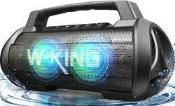 اسپیکر بلوتوث دبلیو کینگ W-King D10 توان 70 وات رم خور و فلش خور (پلمپ کمپانی، 100% اورجینال، ضمانت اصالت و گارانتی تعویض)