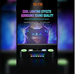 اسپیکر بلوتوث ایکس او XO F36 رم و فلش خور (کالا پلمپ کمپانی، اصل و اورجینال، ضمانت اصالت و سلامت به همراه گارانتی تعویض + 6 ماه گارانتی تعویض)
