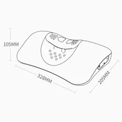 ماساژور گردن شیائومی Xiaomi HoPhysio Multifunctional Neck Massager DH124A (کالا پلمپ کمپانی، اصل و اورجینال، ضمانت اصالت و سلامت به همراه گارانتی تعویض)