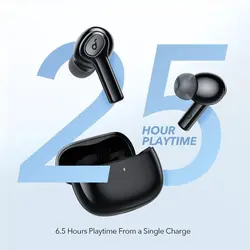 هندزفری بلوتوث دوگوش انکر Anker SoundCore R100 (پلمپ کمپانی، 100% اورجینال، ضمانت اصالت و گارانتی تعویض)