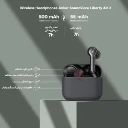 هندزفری بلوتوث دوگوش انکر Anker Liberty Air 2 (پلمپ کمپانی، 100% اورجینال، ضمانت اصالت و گارانتی تعویض)