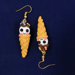 گوشواره زنانه طرح بستنی مدل ice cream 3