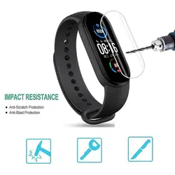 محافظ صفحه نمایش(گلس) مچ‌بند هوشمند mi band 6