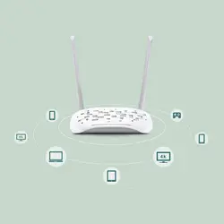 مودم روتر ADSL 2 plus وای فای تی پی لینک مدل TP-Link TD-W8961N