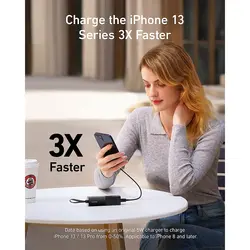 پاوربانک انکر مدل Anker 511 Power Bank (PowerCore Fusion 5K) A1633 با ظرفیت 5000 میلی آمپر