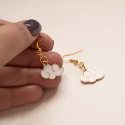 گوشواره طرح ابر کد abr 123