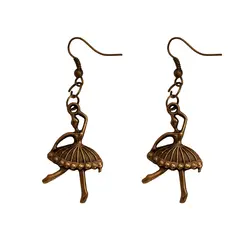 گوشواره زنانه طرح بالرین کد 123