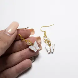 گوشواره زنانه پروانه مدل par2