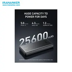 پاوربانک 25600 میلی آمپر انکر Anker PowerCore III Elite 25600 mah 87W A1291