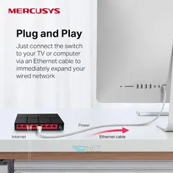 سوئیچ شبکه 8 پورت گیگابیت مرکوسیس مدل Mercusys MS108G