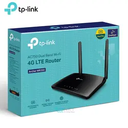 مودم روتر بی سیم 4G LTE تی پی-لینک مدل TP-Link MR200/AC750