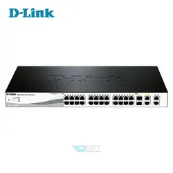 سوئیچ 26 پورت گیگابیت مدیریتی دی لینک مدل 28-D-Link DES-1210