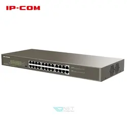 سوئیچ 24 پورت شبکه POE آی پی کام مدل IP-COM G1124P
