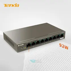 سوئیچ شبکه 8 پورت گیگابیت POE تندا مدل Tenda TEG1109P-8-102W