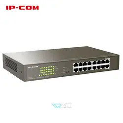 سوئیچ 16 پورت شبکه POE آی پی کام مدل IP-COM G1116P