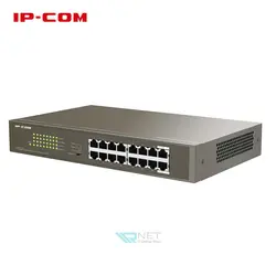 سوئیچ 16 پورت شبکه POE آی پی کام مدل IP-COM G1116P