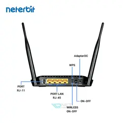 مودم وایرلس ADSL نتنزا مدل Neterbit NSL-2740U