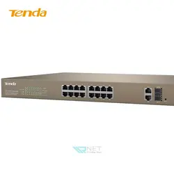 سوئیچ شبکه 16 پورت تندا مدل 250-Tenda TEF1218p-16