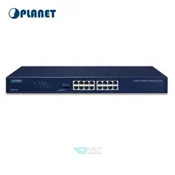 سوئیچ شبکه 16 پورت پلانت مدل Planet FNSW-1601