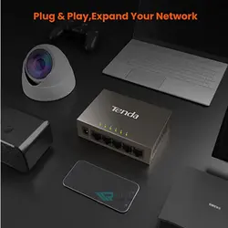 سوئیچ شبکه 5 پورت تندا مدل Tenda TEF1005D