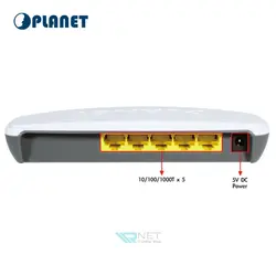 سوئیچ شبکه 5 پورت گیگابیت پلانت مدل Planet GSD-504