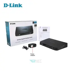 سوئیچ شبکه 24 پورت گیگابیت دی لینک مدل D-Link DGS-1024A