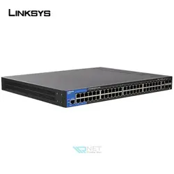 سوئیچ شبکه 52 پورت POE لینکسیس مدل Linksys LGS552P