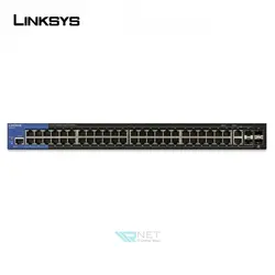 سوئیچ شبکه 52 پورت POE لینکسیس مدل Linksys LGS552P